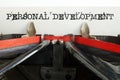 Personal Development Plan PDP is shown as the business concept Royalty Free Stock Photo