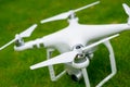 A personal drone on the grassland Royalty Free Stock Photo