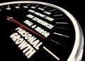 Personal Growth Leave Your Comfort Zone Speedometer