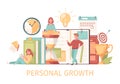 Personal Growth Ideas Composition Royalty Free Stock Photo