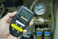 Personal H2S Gas Detector,Check gas leak. Safety concept Royalty Free Stock Photo