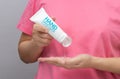 Personal hygiene. people washing hand by hand sanitizer alcohol gel for cleaning and disinfection, prevent spreading of germs