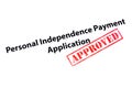 Personal Independence Payment Application Approved Royalty Free Stock Photo