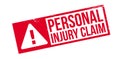 Personal Injury Claim rubber stamp