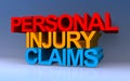 personal injury claims on blue