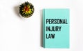 Personal Injury Law is shown on a photo using the text Royalty Free Stock Photo