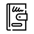 Personal journal icon representing daily writing and planning Royalty Free Stock Photo