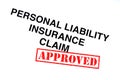 Personal Liability Insurance Claim