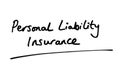 Personal Liability Insurance Royalty Free Stock Photo
