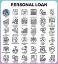 Personal loan icons
