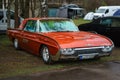 The personal luxury car Ford Thunderbird (third generation), 1963. Race festival 2023. Season opening