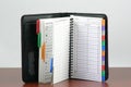 Personal organizer book Royalty Free Stock Photo