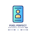 Personal profile gradient fill desktop icon