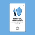 Personal Protection And Life Guard Safe Vector Royalty Free Stock Photo