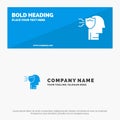 Personal, Protection, Security, Shield SOlid Icon Website Banner and Business Logo Template Royalty Free Stock Photo