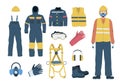 Personal Protective Equipment Set Royalty Free Stock Photo