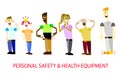 Personal safety and health equipment