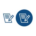 Personal signature document icons