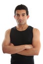 Personal trainer or gymnast Royalty Free Stock Photo