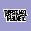 Personal trainer Royalty Free Stock Photo