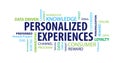 Personalized Experiences Word Cloud