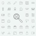 personnel search icon. web icons universal set for web and mobile