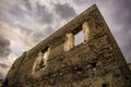 Perspectival Kayakoy village house detail, Fethiye, Mugla, Turkey. Ghost Town KayakÃÂ¶y, anciently known as Lebessos and Lebessus.