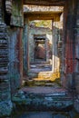 Ancient doorways in Angkor Wat