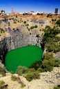 Perspective of the Big Hole in Kimberley Royalty Free Stock Photo