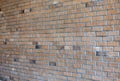 Perspective Brick wall texture background. Retro style Royalty Free Stock Photo