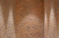 Perspective Brick wall texture background. Retro style Royalty Free Stock Photo