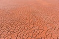 Perspective brown abstract shape Tile brick floor for texture and background Royalty Free Stock Photo