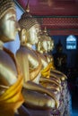 Perspective buddha statue Royalty Free Stock Photo