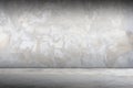 Perspective concrete room  background. Cement wall and floor for interior design. Plaster or Gypsum wall texture Royalty Free Stock Photo