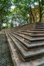 Concrete stair and Stainless Railing