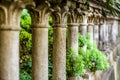 Perspective effect on a baluster with Corinthian style columns Royalty Free Stock Photo