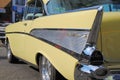 Perspective. Fins on a 1960s American car