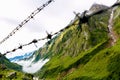 Holy place Badrinath mountains in Uttarakhand,Himalayas.