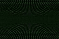 Perspective image of technology digital dark or black background with binary code in light green color 1001.