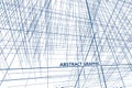 Perspective of the lines composed of abstract graphic design. Royalty Free Stock Photo