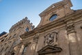 Perspective of the Mannerist facade of the Basilica di Santa Trinita and Tower of Gianfigliazzi, Florence ITALY Royalty Free Stock Photo