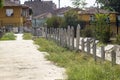 Perspective shoot of old tomb stones.