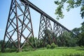 Perspective Shot of Tulip Train Trestle