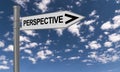 Perspective Sign Royalty Free Stock Photo