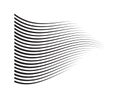 Perspective speed motion lines. wavy horizontal comic manga style abstract background