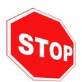 Perspective Stop sign