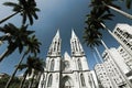 Perspective view of the Cathedral of Sao Paulo