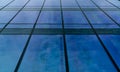 Perspective view of modern futuristic  glass building abstract background. Exterior of office glass building architecture. Royalty Free Stock Photo