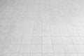 View Monotone white Brick Stone Pavement on The Ground for Street Road Royalty Free Stock Photo