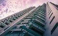 Perspective view of public residential housing apartment in Bukit Panjang. Royalty Free Stock Photo